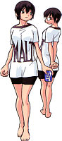 Shizuku und Kasumi (Bild: rücks. Cover)